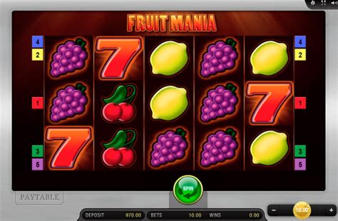 fruit slot game mania